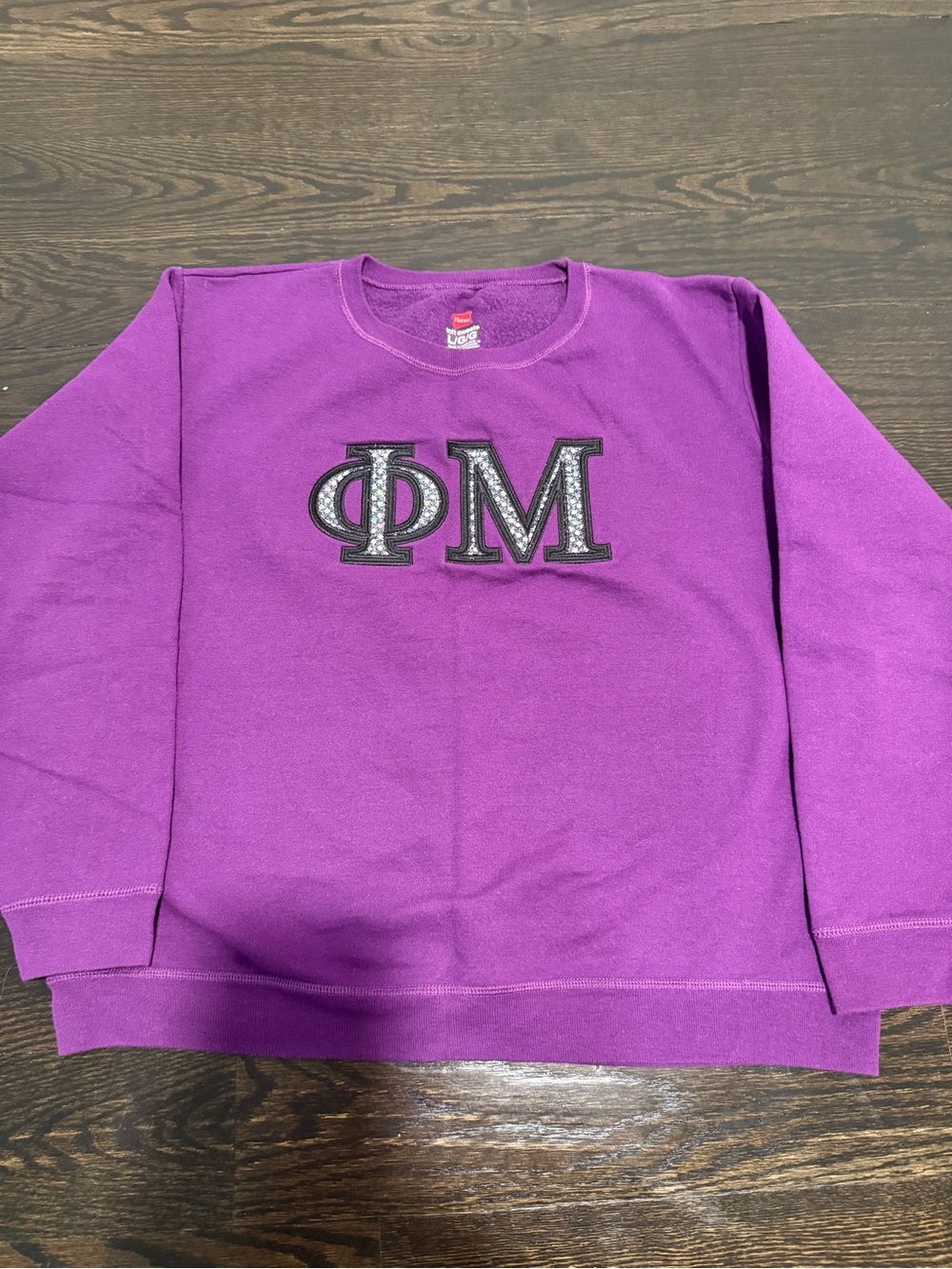 Phi Mu Purple Crewneck Sweatshirt